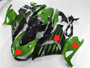NT Europe Black ABS Injection Fairing Kit Fit for Kawasaki ZX14R ZZR1400 2012-2015(Front+Left)