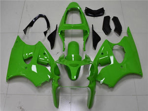 NT Europe Aftermarket Injection ABS Plastic Fairing Fit for Kawasaki ZX6R 636 202000-2002 Green N018