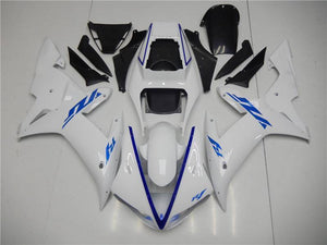 NT Europe Aftermarket Injection ABS Plastic Fairing Fit for Yamaha YZF R1 2002-2003 White N027
