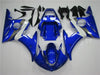 NT Europe Aftermarket Injection ABS Plastic Fairing Fit for Yamaha YZF R6 2003-2005 Blue White N034