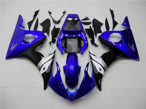NT Europe Aftermarket Injection ABS Plastic Fairing Fit for Yamaha YZF R6 2003-2005 Blue White Black N040