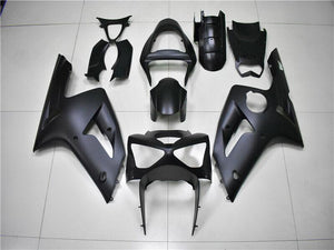 NT Europe Aftermarket Injection ABS Plastic Fairing Fit for Kawasaki ZX6R 636 2003-2004 Matte Black