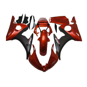 NT Europe Aftermarket Injection ABS Plastic Fairing Fit for Yamaha YZF R6 2003-2005 Orange Black