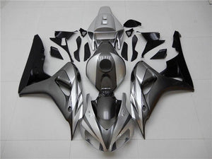 NT Europe Aftermarket Injection ABS Plastic Fairing Fit for Honda Fireblade 2006 2007 CBR1000RR CBR 1000 RR Black Silver Gray N008
