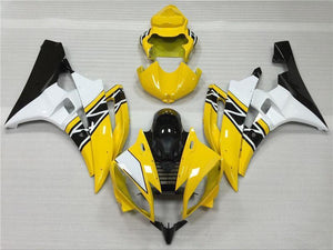 NT Europe Aftermarket Injection ABS Plastic Fairing Fit for Yamaha YZF R6 2006-2007 Yellow White Black N039
