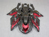 NT Europe Aftermarket Injection ABS Plastic Fairing Fit for Kawasaki ZX14R 2006-2011 Black Red N005
