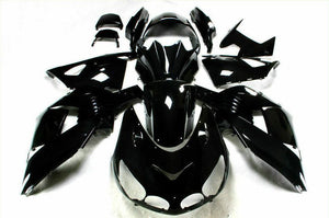 NT Europe Aftermarket Injection ABS Plastic Fairing Fit for Kawasaki ZX14R 2006-2011 Glossy Black