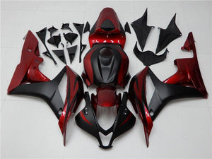 NT Europe Aftermarket Injection ABS Plastic Fairing Fit for Honda 2007 2008 CBR600RR CBR 600 RR Red Black N001