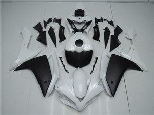 NT Europe Aftermarket Injection ABS Plastic Fairing Fit for Yamaha YZF R1 2007-2008 White Black N030