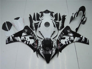 NT Europe Aftermarket Injection ABS Plastic Fairing Fit for Honda Fireblade 2008 2009 2010 2011 CBR1000RR CBR 1000 RR Black White N084