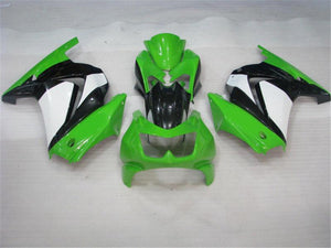 NT Europe Aftermarket Injection ABS Plastic Fairing Fit for Kawasaki EX250 2008-2012 Green Black White N020