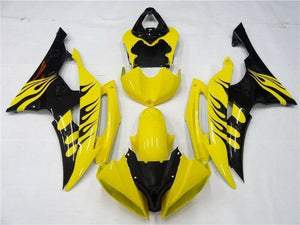 NT Europe Aftermarket Injection ABS Plastic Fairing Fit for Yamaha YZF R6 2008-2016 Yellow Black N012