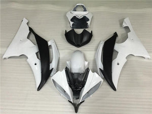 NT Europe Aftermarket Injection ABS Plastic Fairing Fit for Yamaha YZF R6 2008-2016 White Black N060
