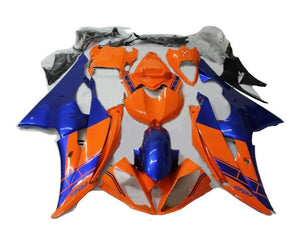 NT Europe Aftermarket Injection ABS Plastic Fairing Fit for Yamaha YZF R6 2008-2016 Orange Blue N0002