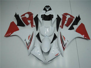 NT Europe Aftermarket Injection ABS Plastic Fairing Fit for Yamaha YZF R1 2009-2011 White Red N003