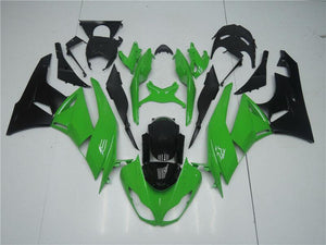 NT Europe Aftermarket Injection ABS Plastic Fairing Fit for Kawasaki ZX6R 636 2009-2012 Green Black N004