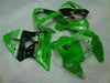 NT Europe Fit for Kawasaki 2000-2002 ZX6R Plastic Green Black Injection Fairing ABS t022