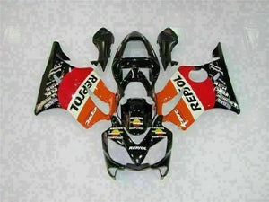 NT Europe Injection Fairing Orange Black Kit Fit for Honda 2001-2003 CBR600 F4I u031