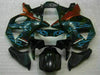 NT Europe Injection Blue Flame Black Fairing Fit for Honda 2002 2003 CBR954RR ABS u013