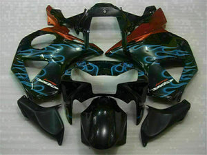 NT Europe Injection Blue Flame Black Fairing Fit for Honda 2002 2003 CBR954RR ABS u013