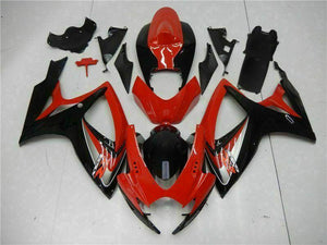 NT Europe Injection Mold Red Fairing Fit for Suzuki 2006 2007 GSXR 600 750