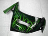 NT Europe Fit for Kawasaki Ninja 650R 2006-08 ER6F Green Flame Fairing Kit ABS t003