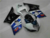 NT Europe Injection White Blue Black Kit Fairing Fit for Suzuki 2003-2004 GSXR1000 p036