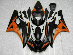 NT Europe Injection Mold Orange Black Fairing Fit for Yamaha 2006-2007 YZF R6 g014