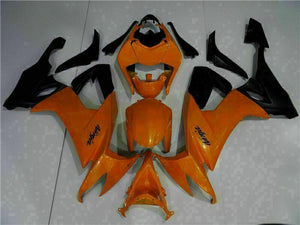 NT Europe Fairings Fit for Kawasaki 2008-2010 ZX10R ZX-10R Orange Black Injection