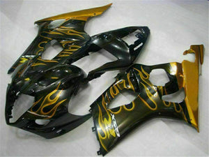 NT Europe Injection New Gold Black Fairing Kit Fit for Suzuki 2003-2004 GSXR 1000 p023
