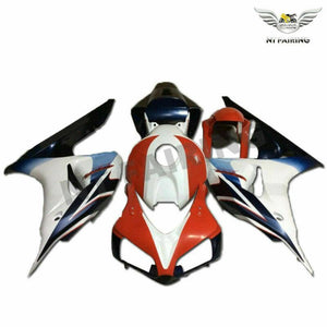 NT Europe Injection Red White Fairing Fit for Honda Fireblade 2006 2007 CBR1000RR CBR 1000 RR u050