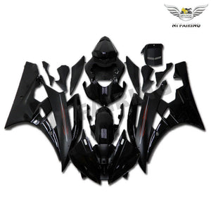 NT Europe Injection Kit Matte Glossy Black Fairing Fit for Yamaha 2006-2007 YZF R6