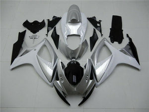 NT Europe Injection Kit Silver  Fairing Fit for Suzuki 2006 2007 GSXR 600 750