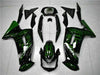 NT Europe Fit for Kawasaki Ninja 650R 2006-08 ER6F Green Flame Fairing Kit ABS t003