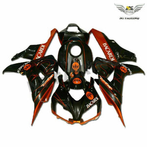 NT Europe Bacardi Injection Orange Black Plastic Fairing Fit for Honda Fireblade 2006 2007 CBR1000RR CBR 1000 RR u010