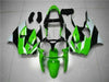 NT Europe Injection Fairing Kit Fit for Kawasaki 2000-2002 ZX6R Plastic Green Black