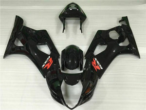 NT Europe Injection Mold Glossy Black Fairing Fit for Suzuki 2003-2004 GSXR 1000 n055