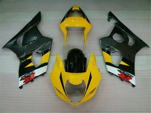 NT Europe Injection New Yellow Black Fairing Fit for Suzuki 2003-2004 GSXR 1000 n021