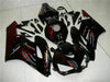 NT Europe Injection Red Flame Black Fairing Kit Fit for Honda Fireblade 2004-2005 CBR 1000 RR CBR1000RR u0124