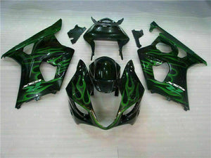 NT Europe Injection Plastic Green Black Fairing Fit for Suzuki 2003-2004 GSXR 1000 q047