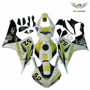 NT Europe Hannespree Injection New Yellow White Fairing Fit for Honda Fireblade 2006 2007 CBR1000RR CBR 1000 RR u0115