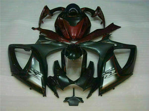 NT Europe Injection Black Red Fairing Fit for Suzuki 2006 2007 GSXR 600 750 o025