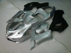 NT Europe Silver Black Injection Mold Fairing Fit for Kawasaki 2005 2006 ZX6R 636 ABS Set e021A