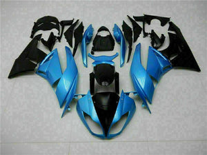 NT Europe Fit for Kawasaki 2009-2012 ZX6R Plastic Blue Black Injection Mold Fairing t014