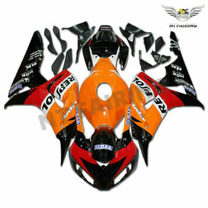 NT Europe Repsol Injection New Orange Red Fairing Fit for Honda Fireblade 2006 2007 CBR1000RR CBR 1000 RR u0117