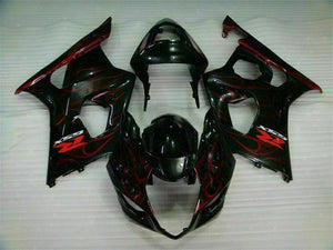 NT Europe Injection New Red Flame Set Fairing Fit for Suzuki 2003-2004 GSXR 1000 q038