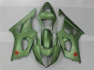 NT Europe Injection Plastic Green Kit Fairing Fit for Suzuki 2003-2004 GSXR 1000 n053