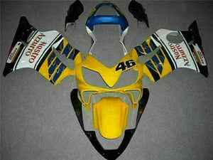 NT Europe Yellow White Injection Fairing Kit Fit for Honda 2001-2003 CBR600 F4I u015