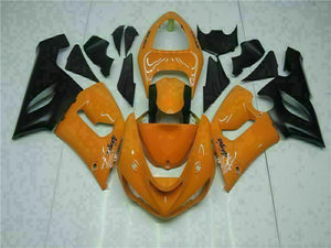 NT Europe Fit for Kawasaki Ninja 2005-2006 ZX6R 636 Orange New Injection Fairing Kit t014T