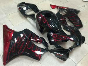 NT Europe Red Flame Injection Tank Cover Fairing Fit for Honda 2001-2003 CBR600 F4I